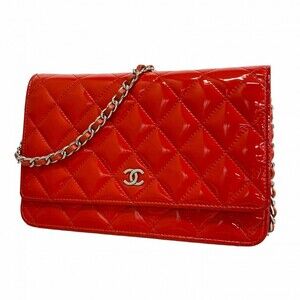 CHANEL Red Wallet